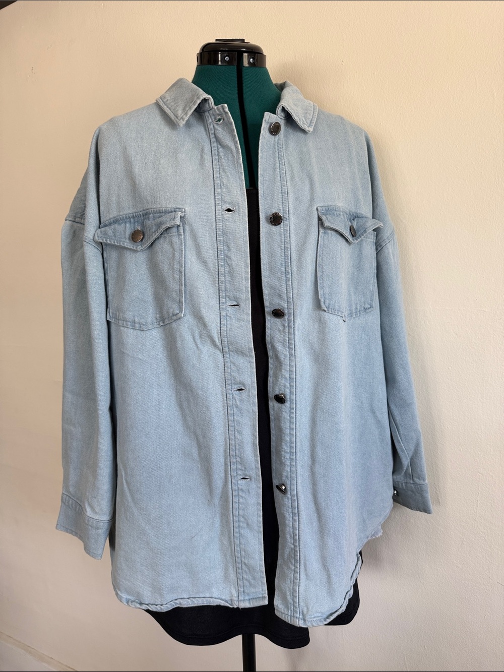 Dip Oversized Light Blue Denim Shirt M